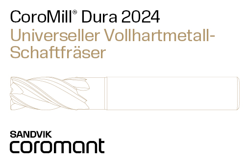 Sandvik Coromant CoroMill® Dura 2024 Sandvik Coromant CoroMill® Dura 2024